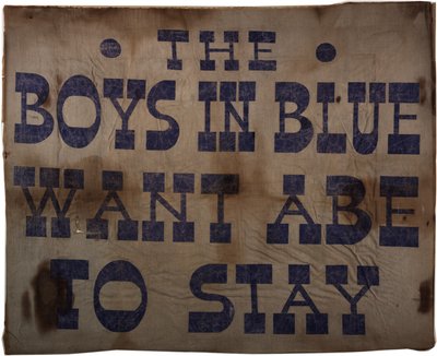 The Boys in Blue Want Abe to Stay, 1864 by Abraham Lincoln
